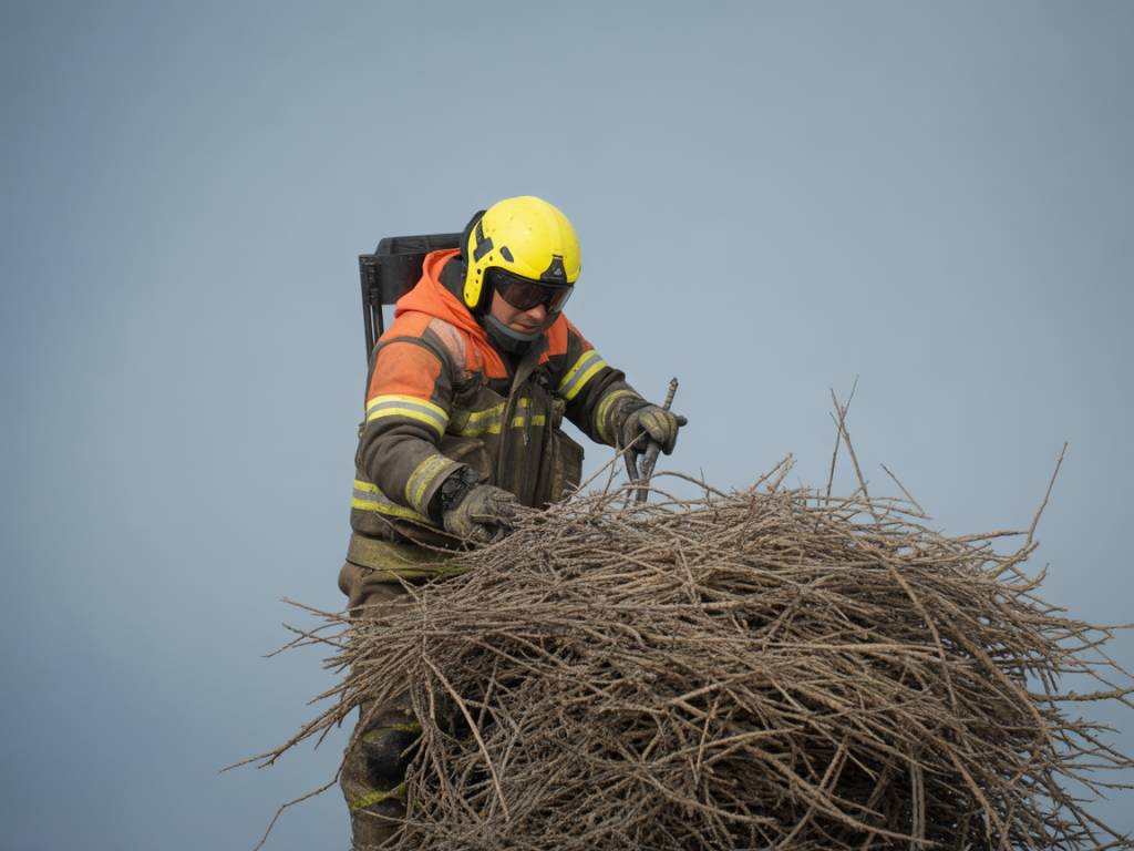 Intervention d'urgence pour destruction nids de frelons asiatiques à Fréjus