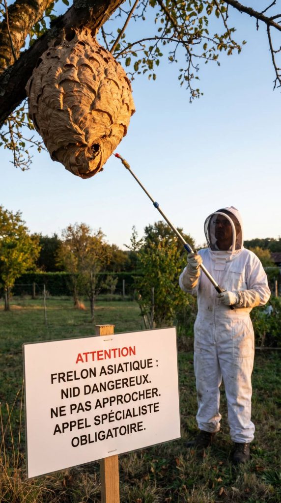 Frelons asiatiques en france : comment se débarrasser d’un nid et faire appel à un spécialiste