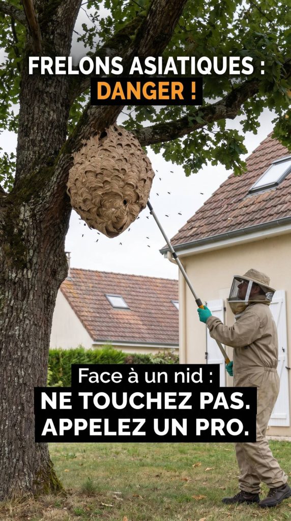 Frelons asiatiques que faire face à un nid chez vous ou dans votre ville